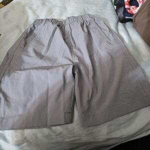 Magellan Outdoors Boy's Light Gray Elastic-Waist Fish Gear Shorts Size 7